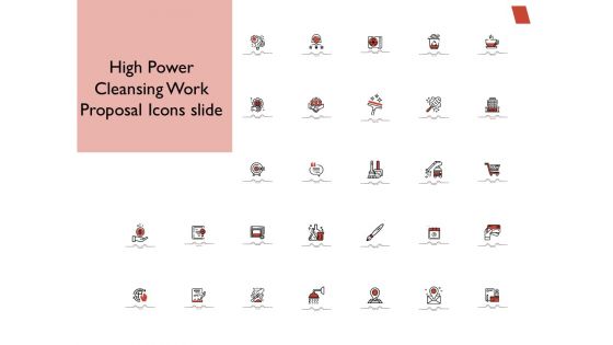 High Power Cleansing Work Proposal Icons Slide Ppt Portfolio Introduction PDF