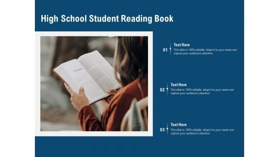 High School Student Reading Book Ppt PowerPoint Presentation Gallery Layout Ideas PDF