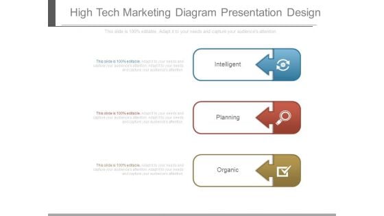 High Tech Marketing Diagram Presentation Design