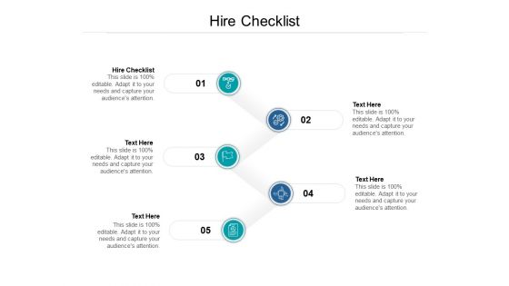 Hire Checklist Ppt PowerPoint Presentation Model Background Designs Cpb