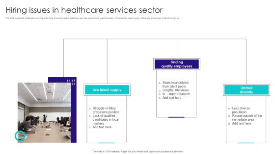 Hiring Issues In Healthcare Services Sector Ideas PDF