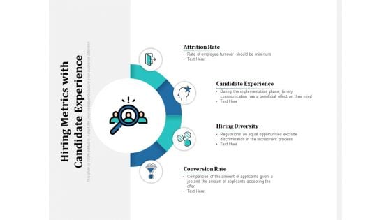 Hiring Metrics With Candidate Experience Ppt PowerPoint Presentation Slides Aids
