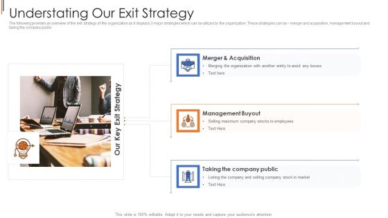 His Capital Funding Elevator Understating Our Exit Strategy Demonstration PDF