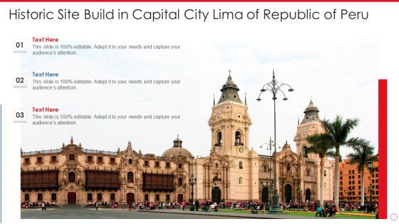 Historic Site Build In Capital City Lima Of Republic Of Peru Diagrams PDF