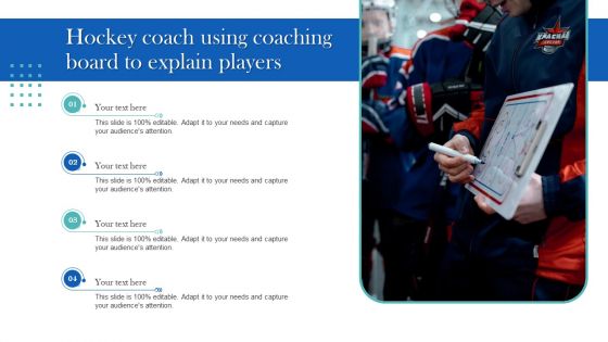 Hockey Coach Using Coaching Board To Explain Players Sample PDF