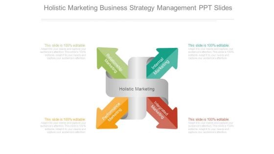 Holistic Marketing Business Strategy Management Ppt Slides