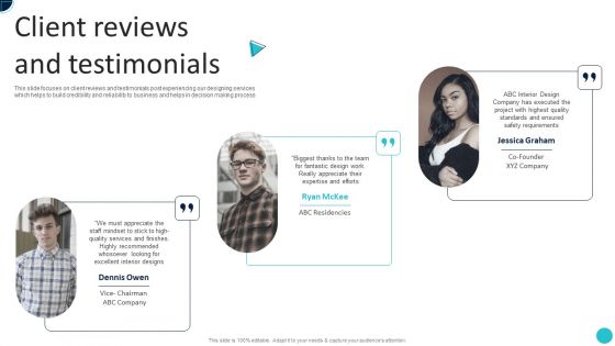 Home Decoration Company Profile Client Reviews And Testimonials Professional PDF Home Decoration Company Profile Client Reviews And Testimonials Professional PDF
