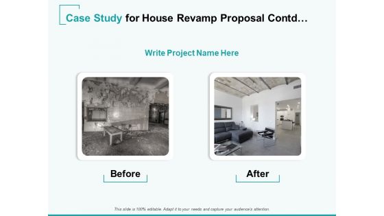 Home Remodeling Proposal Case Study For House Revamp Proposal Contd Ppt PowerPoint Presentation Slides Graphics PDF