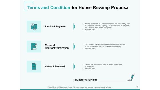Home Remodeling Proposal Ppt PowerPoint Presentation Complete Deck With Slides Slide15