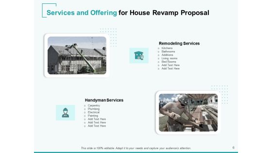 Home Remodeling Proposal Ppt PowerPoint Presentation Complete Deck With Slides Slide06