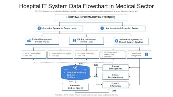 Hospital IT System Data Flowchart In Medical Sector Ppt Layouts Summary PDF Hospital IT System Data Flowchart In Medical Sector Ppt Layouts Summary PDF