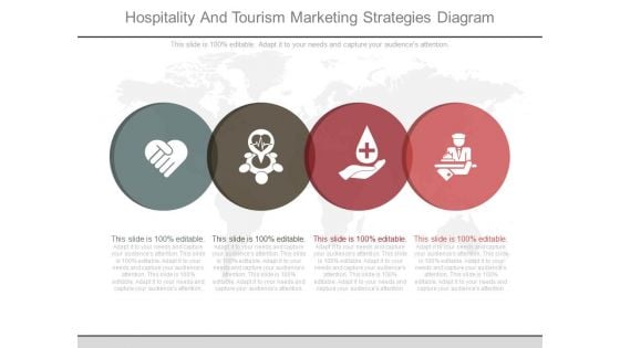 Hospitality And Tourism Marketing Strategies Diagram