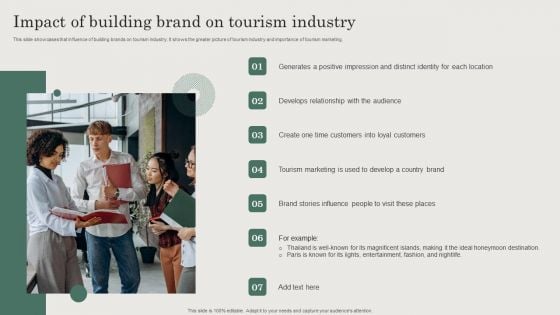 Hospitality And Travel Advertising Techniques Impact Of Building Brand On Tourism Industry Demonstration PDF