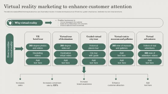 Hospitality And Travel Advertising Techniques Virtual Reality Marketing To Enhance Customer Attention Topics PDF