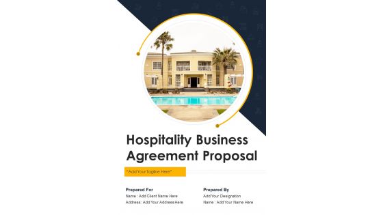 Hospitality Business Agreement Proposal Example Document Report Doc Pdf Ppt