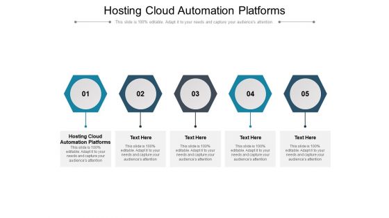 Hosting Cloud Automation Platforms Ppt PowerPoint Presentation Show Structure Cpb Pdf