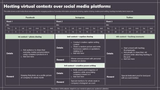 Hosting Virtual Contests Over Social Media Platforms Graphics PDF Hosting Virtual Contests Over Social Media Platforms Graphics PDF