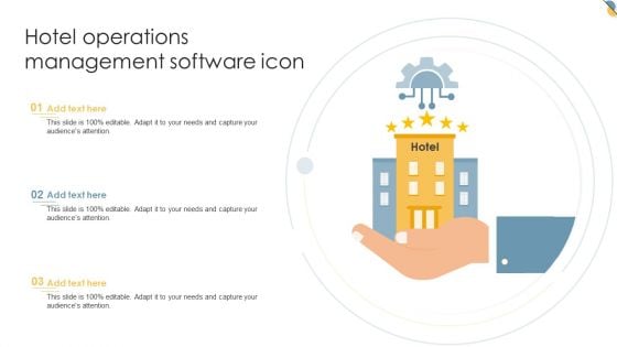 Hotel Operations Management Software Icon Sample PDF