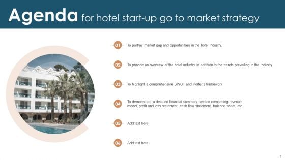 Hotel Start Up Go To Market Strategy