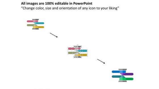 Hour Glass With Goal Planning And Management Icons Powerpoint Templates