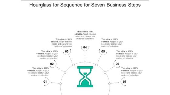 Hourglass For Sequence For Seven Business Steps Ppt PowerPoint Presentation Gallery Infographics PDF