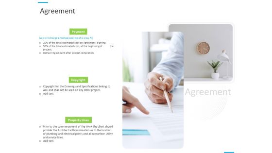 House Decoration Proposal Agreement Ppt Slides Background Image PDF