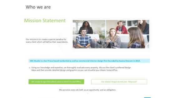 House Decoration Proposal Who We Are Ppt Gallery Slide PDF House Decoration Proposal Who We Are Ppt Gallery Slide PDF