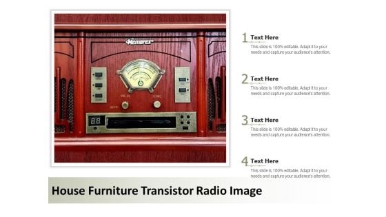 House Furniture Transistor Radio Image Ppt PowerPoint Presentation Professional Graphics Download PDF