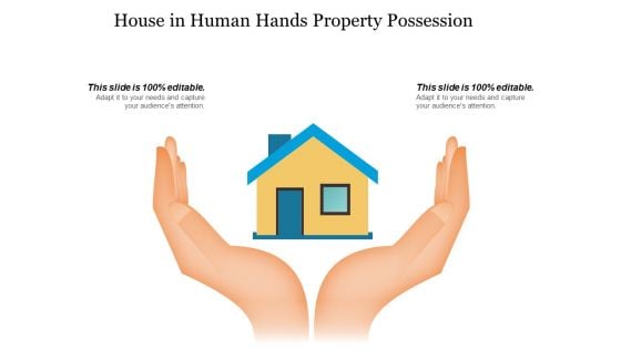 House In Human Hands Property Possession Ppt PowerPoint Presentation Portfolio