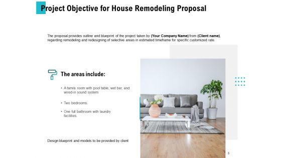 House Remodeling Proposal Ppt PowerPoint Presentation Complete Deck With Slides