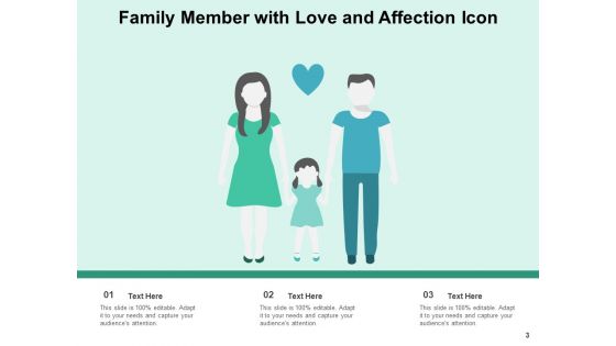 Household Symbol Family Member Affection Icon Ppt PowerPoint Presentation Complete Deck