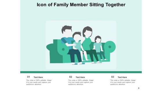 Household Symbol Family Member Affection Icon Ppt PowerPoint Presentation Complete Deck