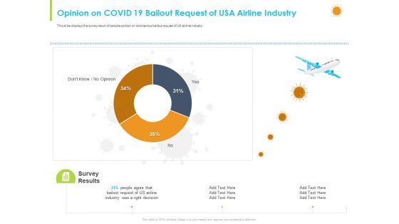 How Aviation Industry Coping With COVID 19 Pandemic Opinion On COVID 19 Bailout Request Of USA Airline Industry Sample PDF