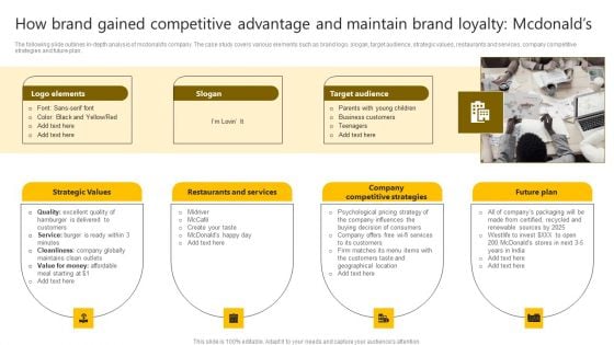 How Brand Gained Competitive Advantage And Maintain Brand Loyalty Mcdonalds Download PDF