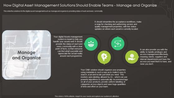 How Digital Asset Management Solutions Should Enable Teams Manage And Organize Themes PDF