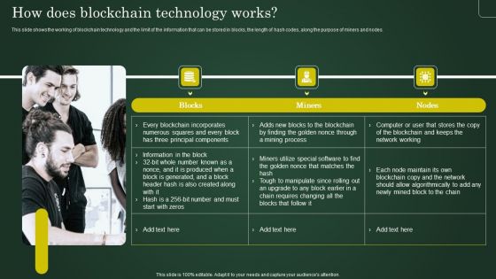 How Does Blockchain Technology Works Involving Cryptographic Ledger To Enhance Mockup PDF