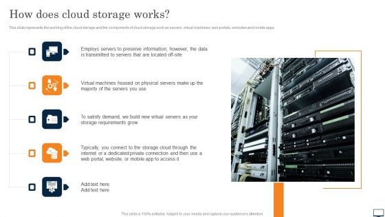 How Does Cloud Storage Works Ppt PowerPoint Presentation Diagram PDF