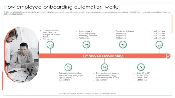 How Employee Onboarding Automation Works Achieving Operational Efficiency Slides PDF