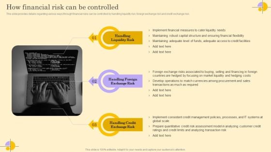 How Financial Risk Can Be Controlled Ppt Show Inspiration PDF