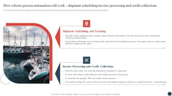 How Robotic Process Automation Will Work Shipment Scheduling Invoice Processing And Credit Collections Topics PDF How Robotic Process Automation Will Work Shipment Scheduling Invoice Processing And Credit Collections Topics PDF