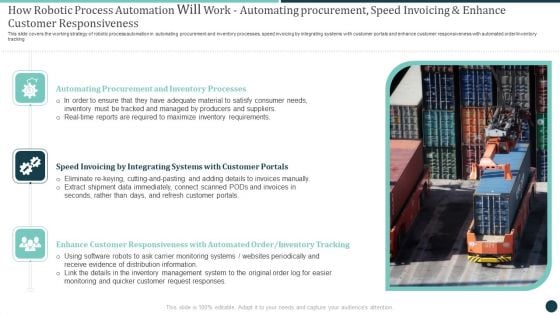 How Robotic Process Automation Will Work Speed Invoicing Enhance Customer Responsiveness Formats PDF