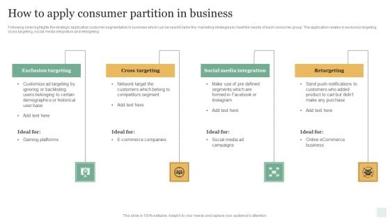 How To Apply Consumer Partition In Business Pictures PDF