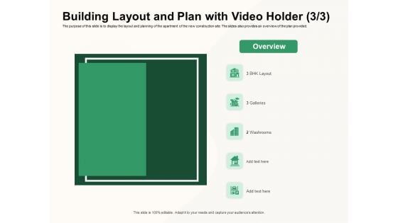 How To Effectively Manage A Construction Project Building Layout And Plan With Video Holder BHK Layout Demonstration PDF