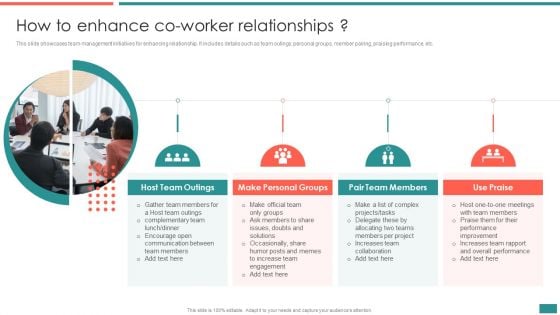 How To Enhance Co-Worker Relationships Building Efficient Workplace Performance Download PDF