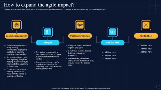 How To Expand The Agile Impact Software Development Approaches Topics PDF