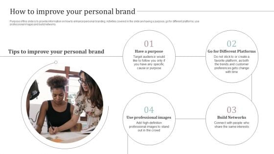 How To Improve Your Personal Brand Ultimate Guide To Develop Personal Branding Strategy Template PDF