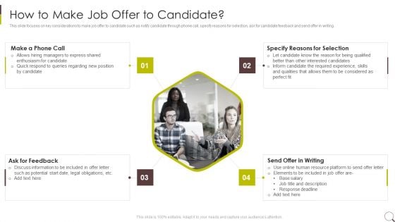 How To Make Job Offer To Candidate Portrait PDF