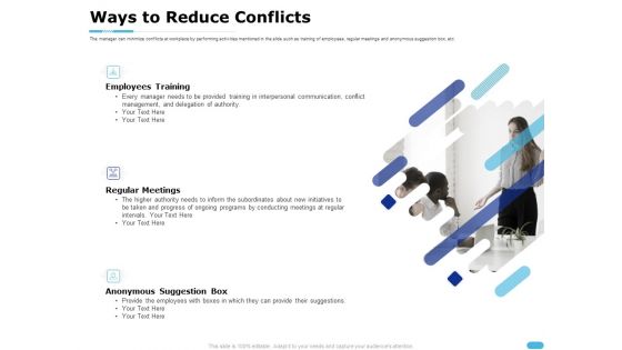 How To Resolve Worksite Disputes Ways To Reduce Conflicts Ppt Portfolio Styles PDF How To Resolve Worksite Disputes Ways To Reduce Conflicts Ppt Portfolio Styles PDF