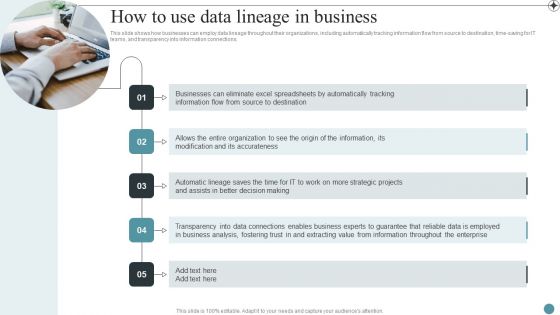 How To Use Data Lineage In Business Deploying Data Lineage IT Professional PDF