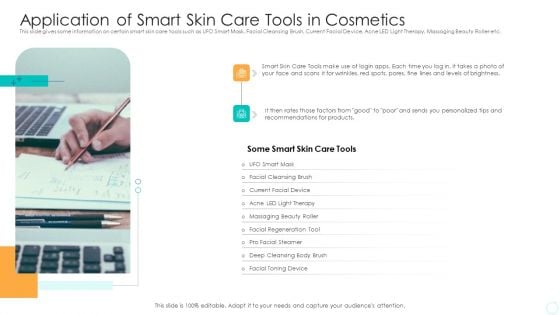 How To Use Trends Gain Competitive Advantage Case Competition Application Of Smart Skin Care Tools In Cosmetics Inspiration PDF